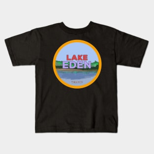 Lake Eden, Vermont Kids T-Shirt